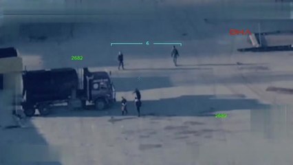 Kilis Afrin Den Kaçan Teröristler, Sivillerin Araçlarını Yakıyor