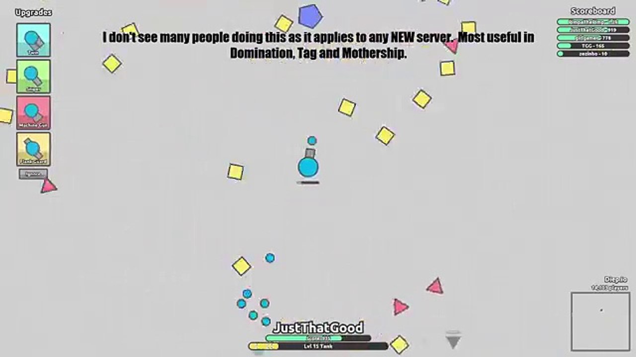 How to DOMINATE any Server | FFA/TDM/TAG Tip | Diep.io