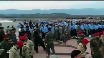 Having fun during rehearsal for 23rd March Parade ✌