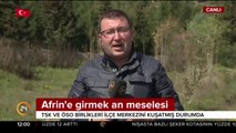 Teröristler Afrin'de araç yakıyor