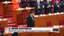 China's Xi Jinping reappointed as President... now with no term limits