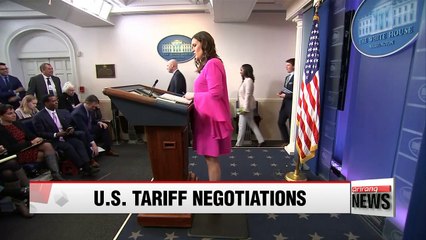 Trump holding talks with 'number of countries' on tariffs: White House