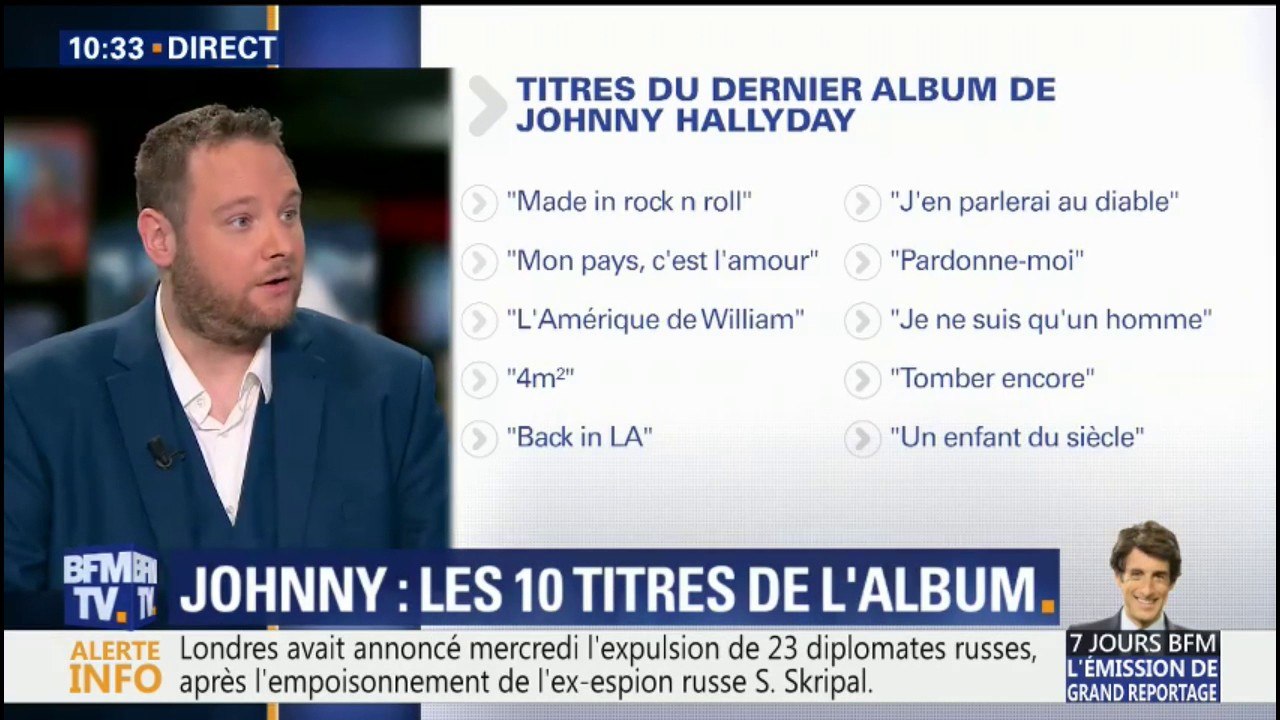 Johnny Hallyday: quels sont les 10 titres de son album posthume?