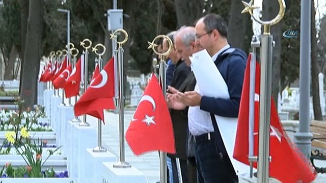 15 Temmuz Gazileri, Çanakkale ve 15 Temmuz şehitlerini ziyaret etti