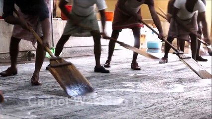 Washing Process of Carpets