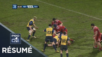 PRO D2 - Résumé Nevers-Dax: 30-13 - J27 - Saison 2017/2018