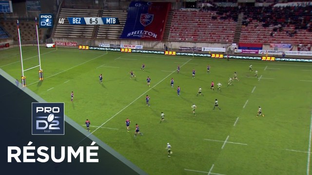 PRO D2 - Résumé Béziers-Montauban: 12-12 - J27 - Saison 2017/2018