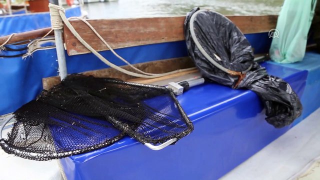 Yerleşik yabancılar 5 yıldır Dalyan Kanalı'nı temizliyor - MUĞLA