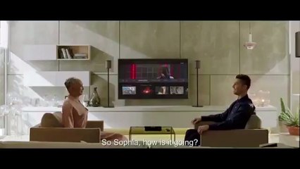 Cristiano Ronaldo parle à un robot intelligent