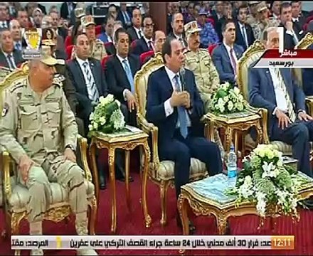 السيسى يستمع لشرح تفصيلى حول الموقف التنفيذى لميناء شرق بورسعيد