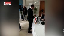 السفير المصرى فى ألمانيا يدلى بصوته بالانتخابات الرئاسية