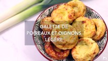 Recette légère de GALETTE de légumes : poireaux et oignons