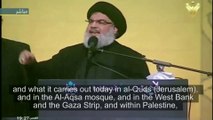 Hassan Nasrallah: Israel is only a US tool