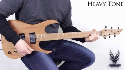 'Hufschmid Helldunkel all Sapelli Mahogany construction' demo (clean tones) by Darius Wave !