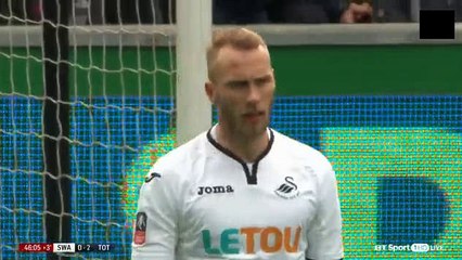 Swansea - Tottenham 0-2 GOAL Lamela 17-03-2018