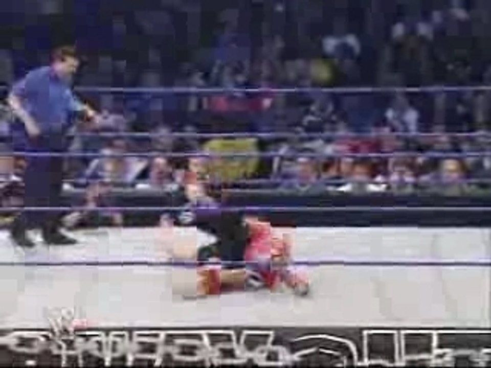 WWE 2004 - No Way Out - Big Show Vs John Cena Vs Kurt Angle