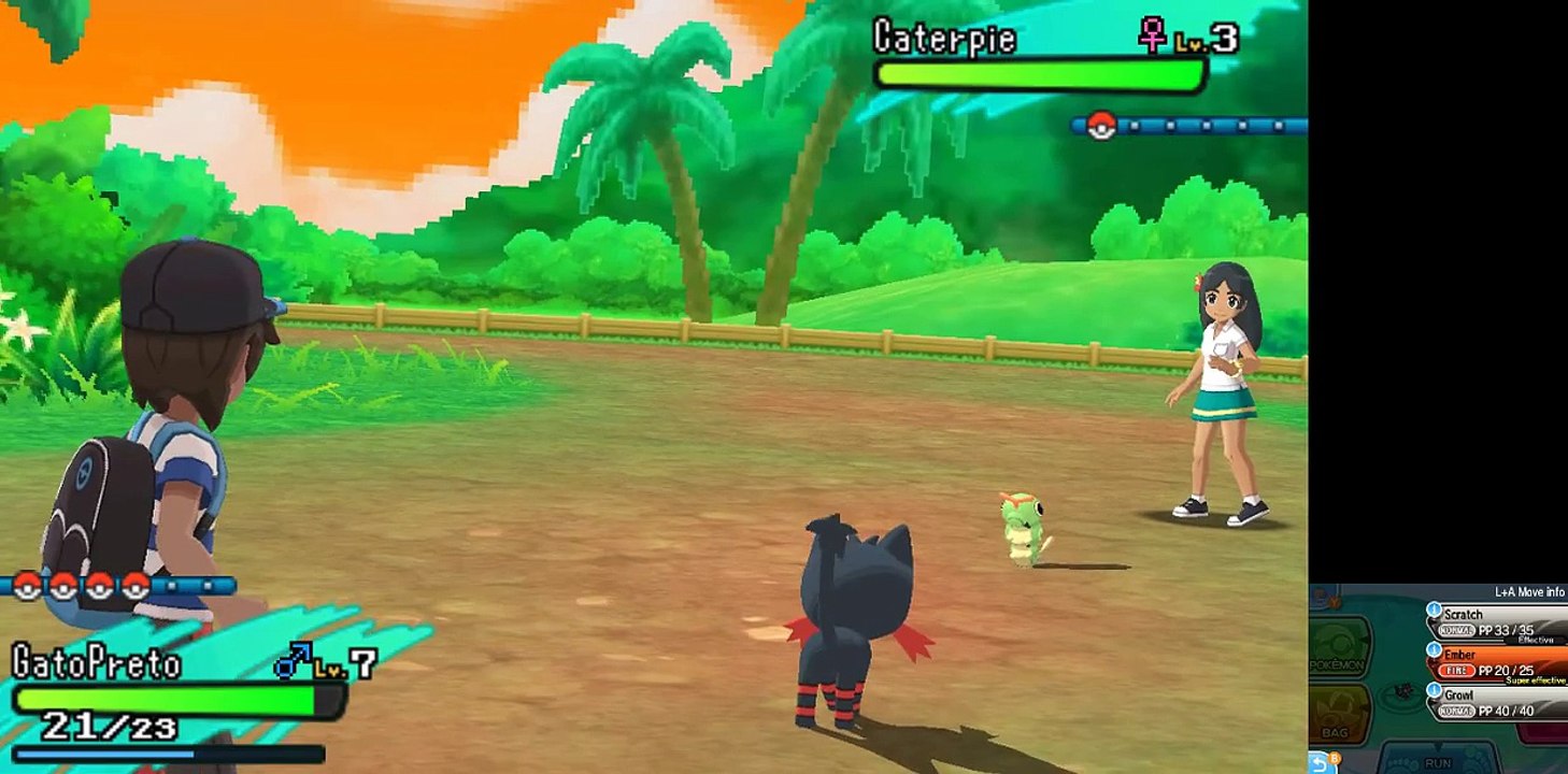 Citra - Pokémon sun Gameplay Part 2