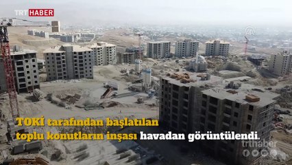 "Yeni Yüksekova" havadan görüntülendi