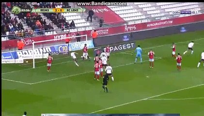 Zoubir  Goal  HD   Reims 2 - 1	 Lens  17-03-2018