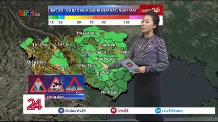 Đêm nay và sáng mai miền Bắc sẽ có mưa, có thể sẽ xuất hiện cả mưa đá