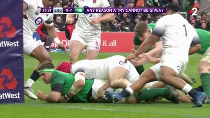6 Nations : Deuxième essai irlandais après un nouvel arbitrage vidéo !