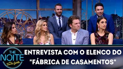 Entrevista com o elenco do "Fábrica de Casamentos"