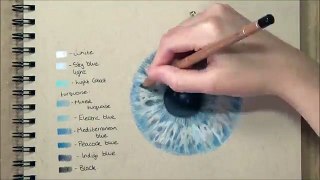 Drawing Realistic Eyes: How To Draw A Blue Iris