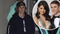 Newly-single Justin Bieber cuts a forlorn figure as he steps out at church in Los Angeles... after split from Selena Gomez.