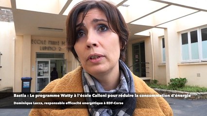 Bastia : Le programme Watty à l'école Calloni pour réduire la consommation d’énergie