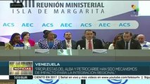 Venezuela entrega presidencia pro témpore de la AEC a Nicaragua