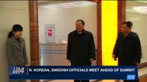 i24NEWS DESK | N. Korean, Swedish officials meet ahead of summit | Saturday, March 17th 2018