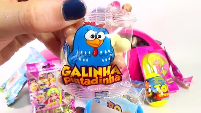 Barbie Kinder Ovos Surpresas Peppa Pig Frozen Galinha Pintadinha Princesas Disney Surprise Eggs Toys