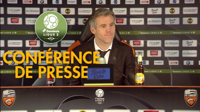 Conférence de presse FC Lorient - US Orléans (3-1) : Mickaël LANDREAU (FCL) - Didier OLLE-NICOLLE (USO) - 2017/2018