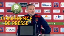 Conférence de presse Gazélec FC Ajaccio - AC Ajaccio (0-1) : Albert CARTIER (GFCA) - Olivier PANTALONI (ACA) - 2017/2018