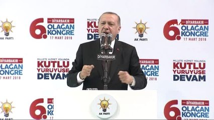 Diyarbakır-Cumhurbaşkanı Erdoğan AK Parti İl Kongresi'nde Konuştu-3