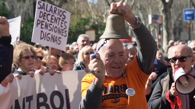 Spagna: la protesta dei pensionati