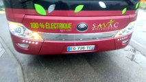 Un autocar Yutong 100% électrique