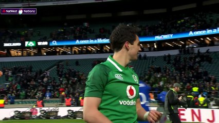 Celebration Time Ireland players celebrate with the Grand Slam!  NatWest 6 Nations