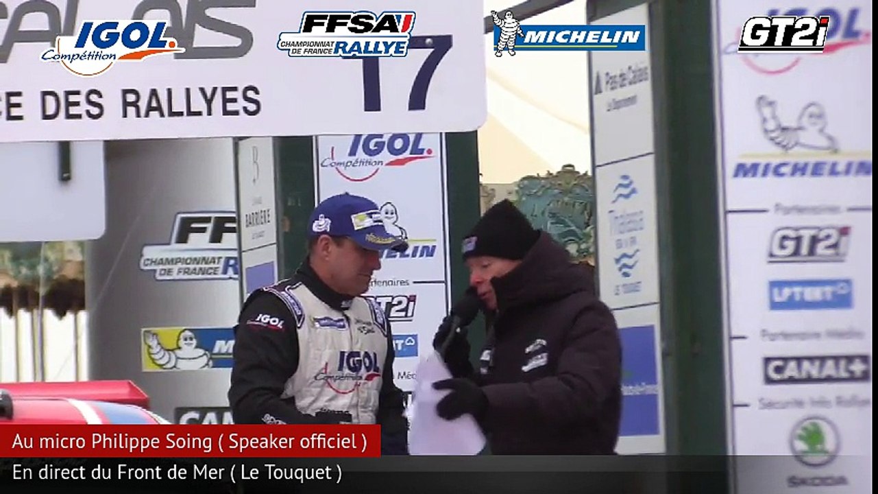 Rallye du Touquet  Pas -de-Calais 2018 - Podium final