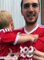 When Dad tries to smuggle the kid into a football ground! ￼￼⚽via LadBaby