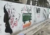 Idlib Artist Remembers Seven Years of War in Syria with Mural to East Ghouta