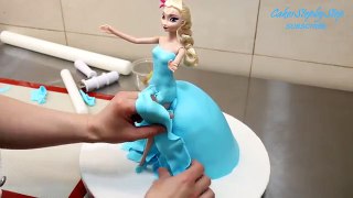 How To Make a Frozen ELSA Disney PRINCESS Cake/Torta Frozen