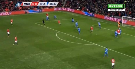 Romelu Lukaku  Goal HD - Manchester United	1-0	Brighton 17.03.2018