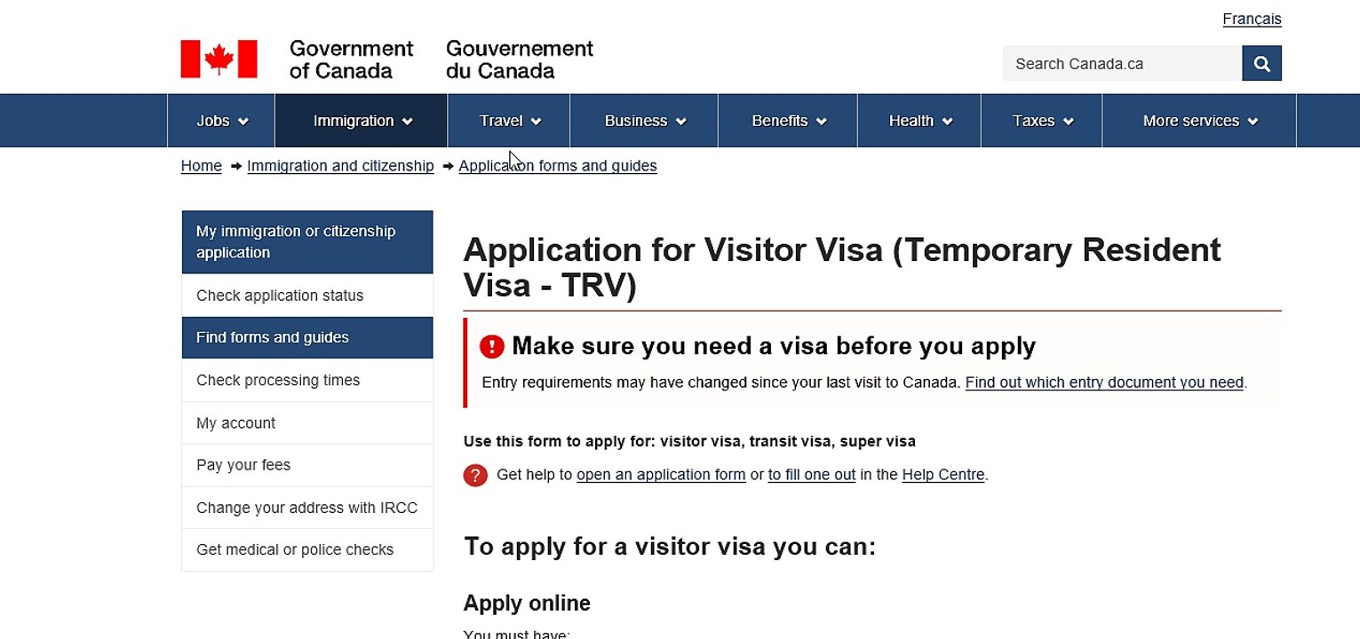 Canadian Visitor Visa Process Step by Step in Details