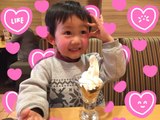 チョコレートアイスを堪能♪ 大好きなチョコレートパフェを食べたよ♪ 5歳のトレーシーと3歳のスティーブ ★Ete delicious sweets★