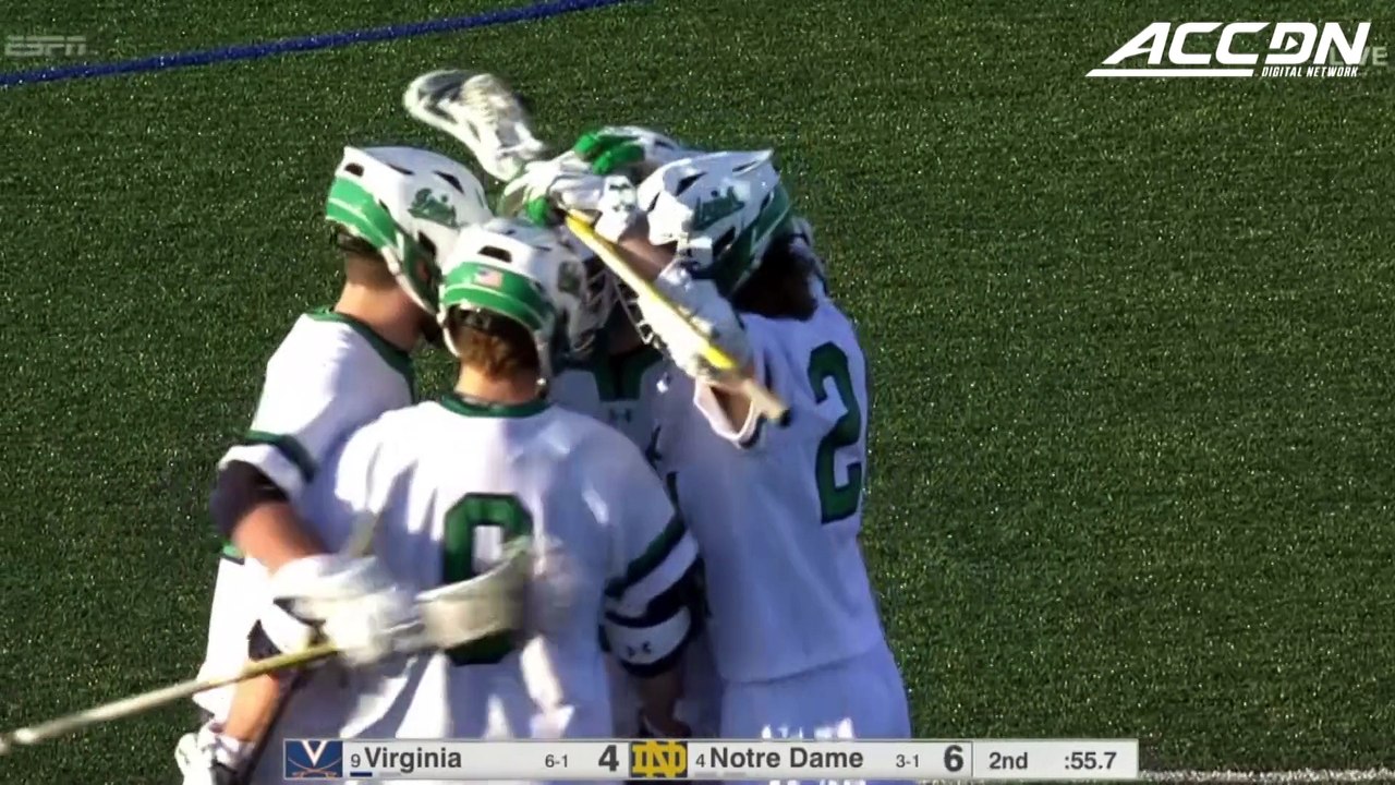Virginia vs. Notre Dame Men's Lacrosse Highlights (2018)