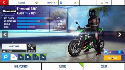 ASPHALT 8 AIRBORNE: FABRICANDO KAWASAKI Z800