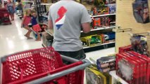 SCALPER CAUGHT BUYING EVERY NXT FIGURE EVER IN TARGET!