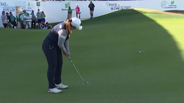 박인비, 파운더스컵 3R 선두 도약...1년 만에 우승 도전 / YTN