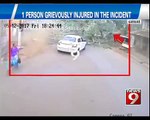 CCTV Capture: Massive Tree Comes Crashing Down on Car - NEWS9